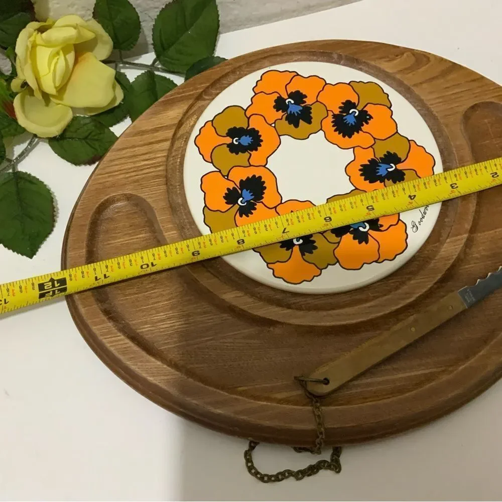 Vintage‎ Goodwood Cheese Cracker Charcuterie Plate with glass dome & knife